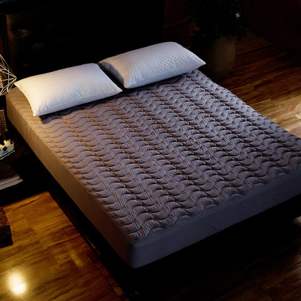 皮尔卡丹床笠单件 加厚床罩席梦思床垫保护套1.5m床 1.8单双人