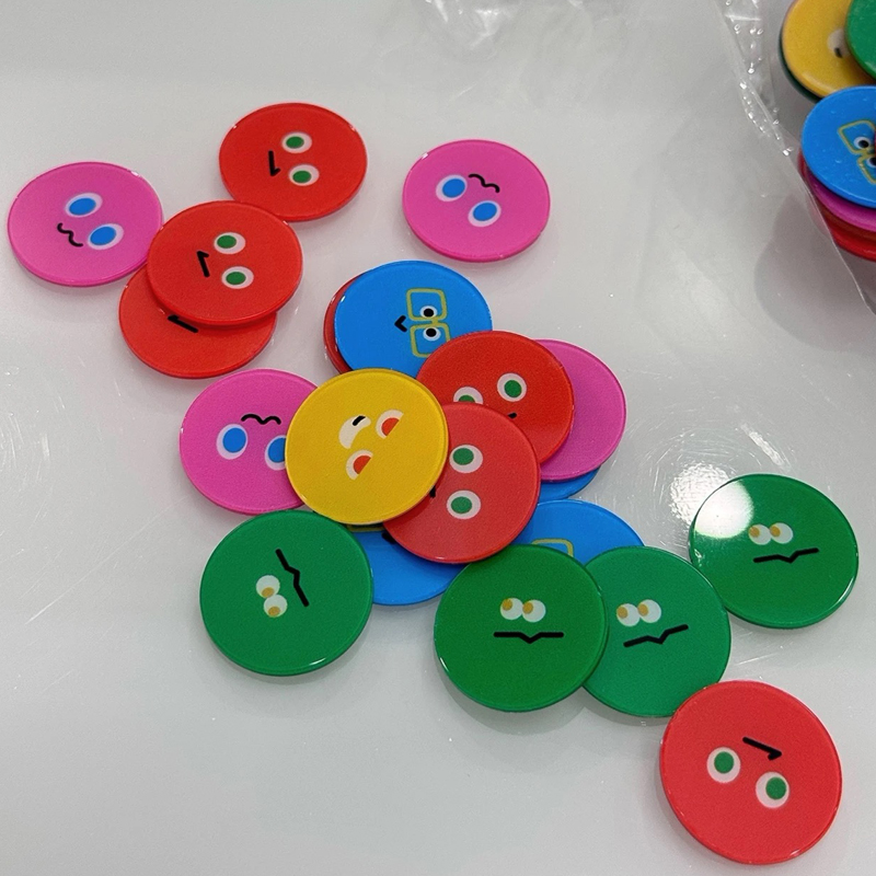 五月天彩色五球应援亚克力片片演唱会互黑物料DIY发夹发饰摇摇乐