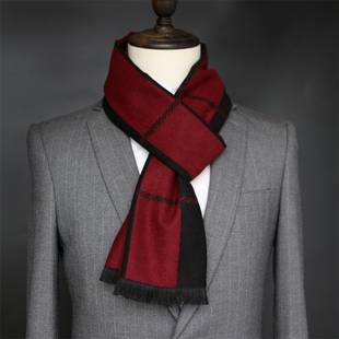 喜庆红色棉绒围巾男女冬季韩版百搭新年生日中老年保暖加厚围脖潮