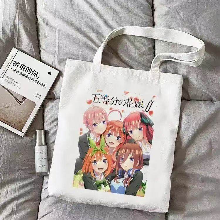 五等动漫二次元帆布包周边外出单肩手提袋学生书袋高颜值大容量