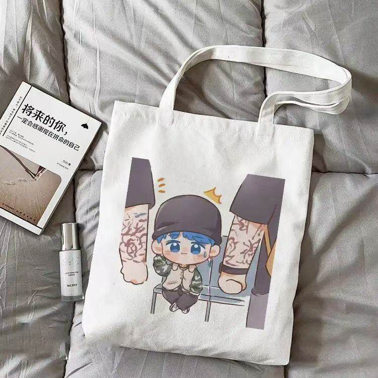 范丞丞明星韩版帆布包外出百搭手提袋学生单肩包大容量高颜值