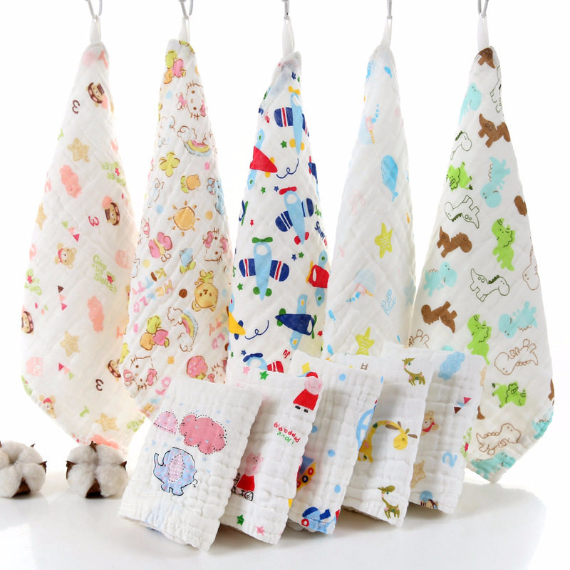 纱布毛巾婴儿纯棉宝宝新生儿童超柔吸水长方形洗澡洗脸小方口水巾,婴童用品,口水巾,淘宝优惠券,粉丝福利购,淘宝优惠卷