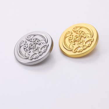 国风金币翅膀旗袍马甲唐装汉服香云纱中式复古盘扣中山装金属纽扣