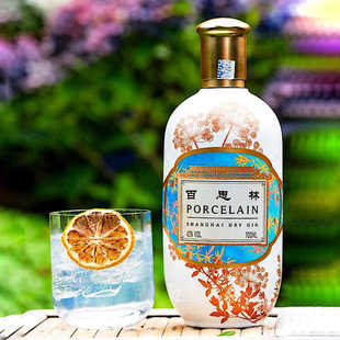 DRY SHANGHAI GIN国货杜松子酒 干金酒PORCELAIN 百思林上海经典