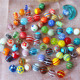 纯手工彩色玻璃球弹珠弹溜溜怀旧儿童玩具波子多款 鱼缸礼物收藏 式