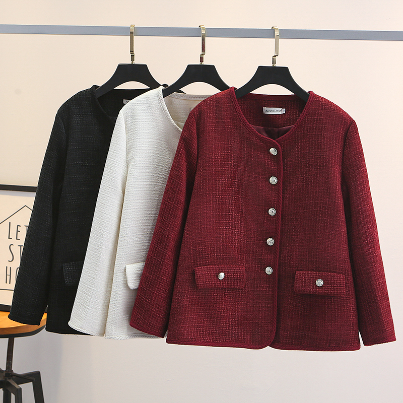 大码韩版常规纯色外套