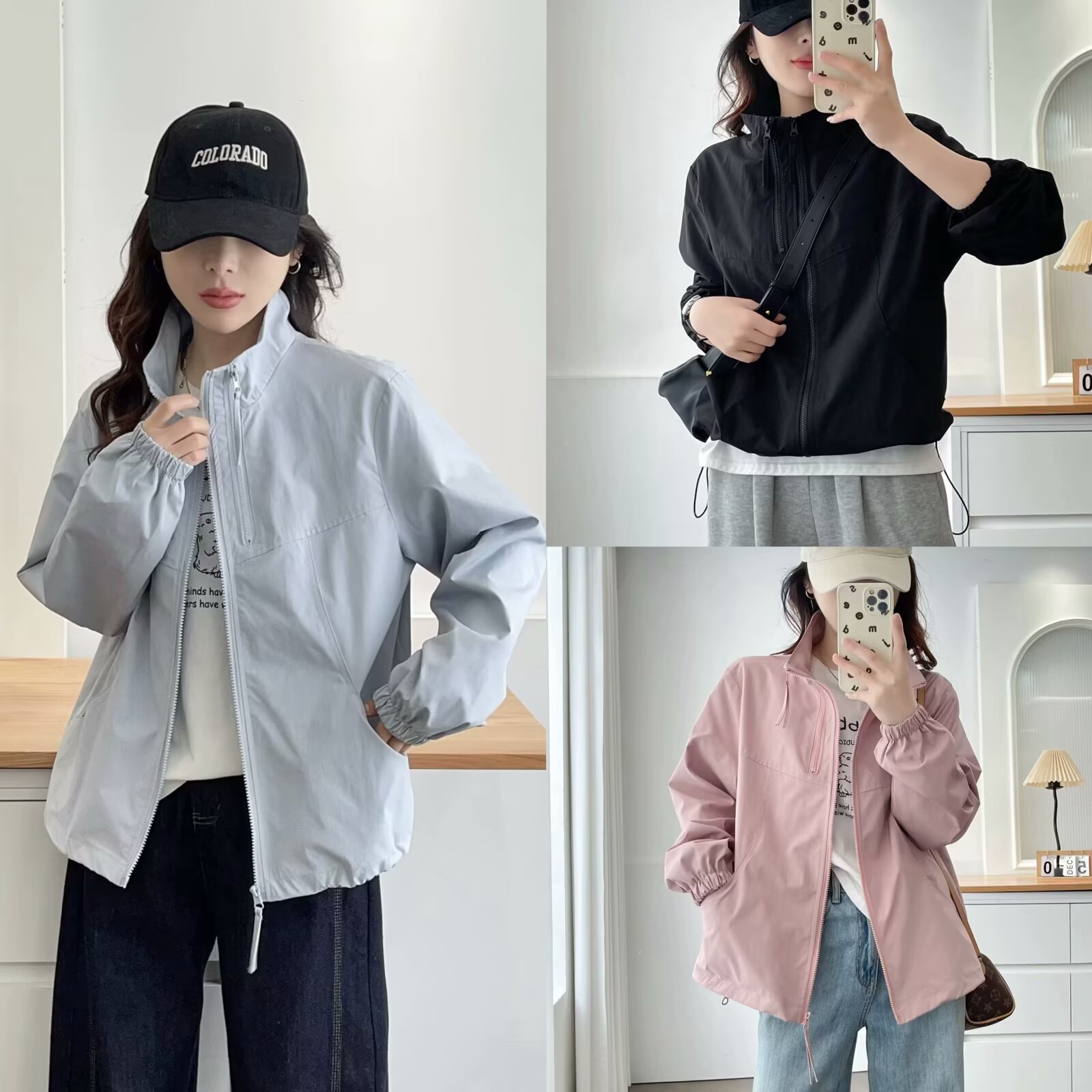 大码女装新款胖mm百搭短款外套