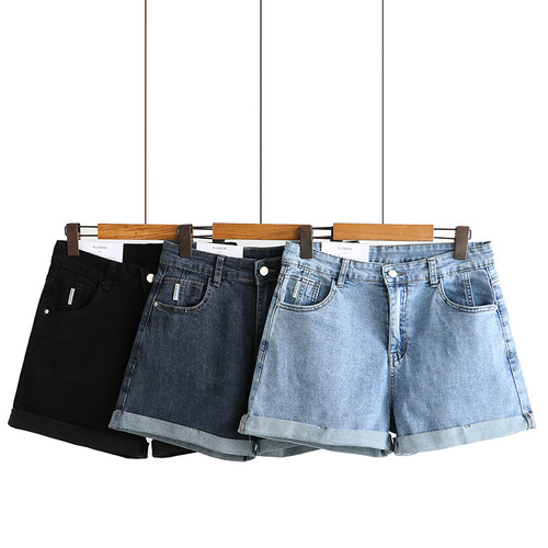 阔腿短裤常规牛仔2022夏季