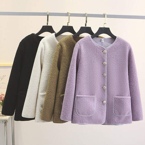 大码韩版常规纯色外套