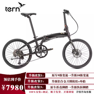 Tern燕鸥Verge D9折叠自行车451轮径轮速铝合金成人男女自行车