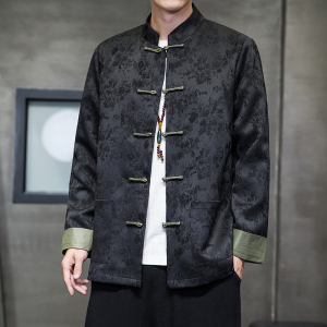 2024春夏风男装复古盘口中式唐装汉服夹克外套C229/Y764/P100图片