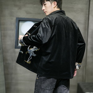 2024春夏风男装刺绣唐装中式汉服夹克外套大码C229/Y638/P70图片