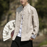 2024秋冬风男装唐装中式盘扣汉服夹克外套大码C229/Y751/P95，男装夹克，电商C229