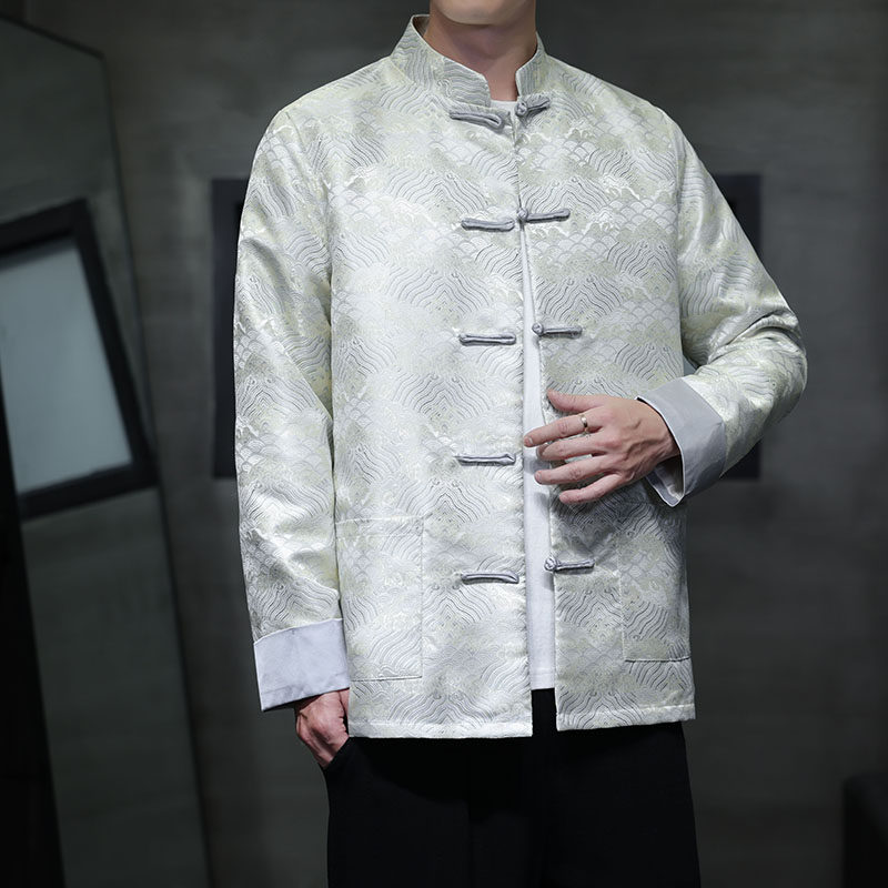 2025秋冬风男装中式唐装汉服夹克外套大码C229-Y1054-P120,男装夹克,电商C229