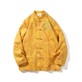 2024秋风男装鹿皮绒复古中式唐装汉服夹克外套C229/Y756/P105，男装夹克，电商C229