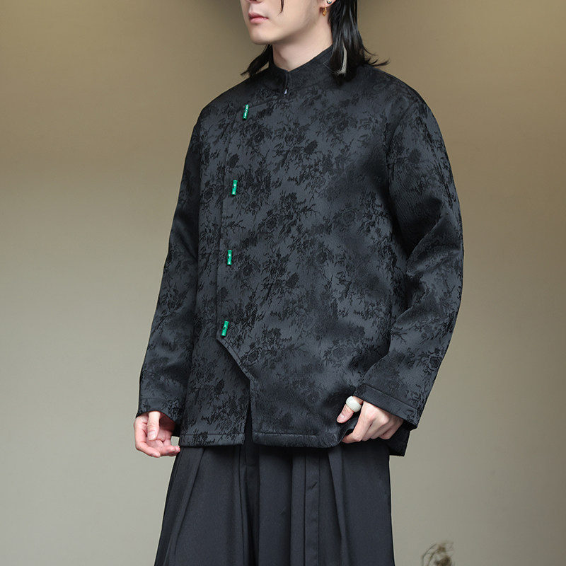 2024夏季风男装提花唐装汉服夹克外套C229-提花夹克组合-P100,男装夹克,电商C229