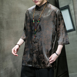 2024春夏新款风男装复古中式唐装汉服衬衣衬衫C229/Y941/P65，男装衬衫，电商C229
