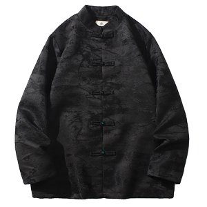 2024春夏新款风男装冰丝提花唐装汉服夹克外套C229-Y991-P100图片