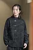 2024春夏风男装冰丝唐装中式汉服长袖衬衫衬衣C229-Y997-P80，男装衬衫，电商C229