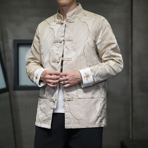 2024秋冬风男装刺绣唐装盘扣中式汉服夹克外套C229/Y778/P115图片