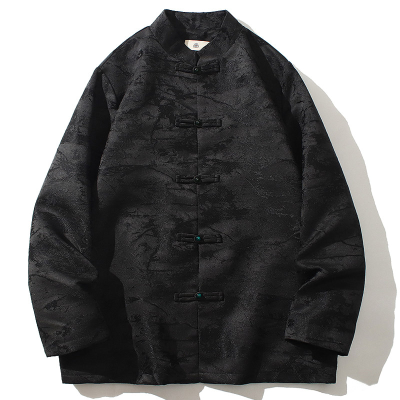 2025秋冬风男装大码中式唐装复古汉服夹克外套C229-Y991-P100,男装衬衫,电商C229