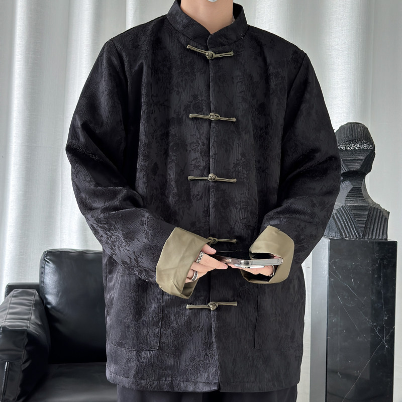 2024春夏风男装中式冰丝提花唐装汉服夹克外套C229/Y764/P100,男装夹克,电商C229