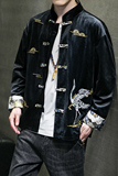 2024春夏风男装刺绣唐装中式汉服夹克外套大码C229/Y638/P70，男装夹克，电商C229