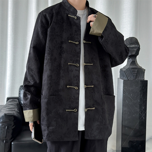 2024春夏风男装中式冰丝提花唐装汉服夹克外套C229/Y764/P100图片