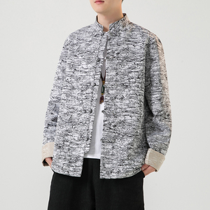 2024秋冬风男装复古盘扣中式唐装汉服夹克外套C229/Y751/P95图片