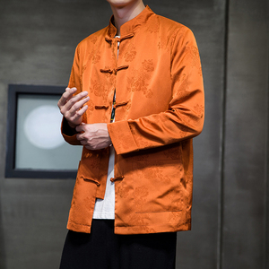 2024秋冬风男装冰丝中式唐装唐装汉服夹克外套C229/Y760/P100图片