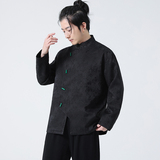 2024春夏风男装冰丝唐装汉服中式提花夹克外套C229-Y994-P100，男装夹克，电商C229