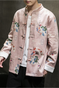 2024春季新款风男装唐装汉服复古夹克外套大码C229/Y625/P105图片