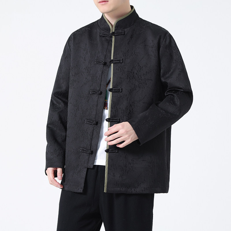 2024春夏风男装提花中式唐装汉服夹克外套C229-Y992-P100,男装夹克,电商C229