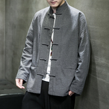 2024秋冬风男装复古复古中式唐装汉服盘扣外套C229/Y730/P90，男装夹克，电商C229