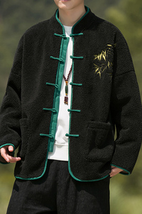 2023秋冬风男装羊羔毛中式唐装汉服棉衣棉袄C229-Y792-P150图片
