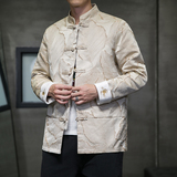 2024秋冬风男装刺绣中式盘扣唐装汉服夹克外套C229/Y778/P115，男装夹克，电商C229