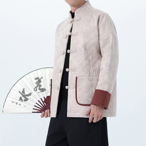 2025秋冬风男装棉麻唐装汉服外套棉衣棉袄C229-Y1128-P170图片