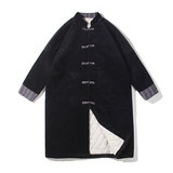 冬季风男装灯芯绒复古中式唐装汉服棉衣棉袄C229/MY48/P175，男装棉衣，电商C229