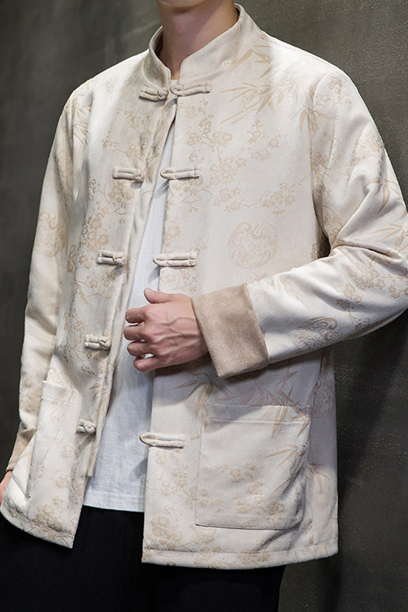 2024秋冬风男装提花盘口唐装中式汉服夹克外套C229/Y757/P105,男装夹克,电商C229
