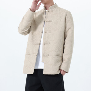 2025秋冬风男装唐装汉服中式棉衣外套大码C229-Y1117-P125图片