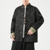 2024秋冬风男装盘扣提花中式唐装汉服夹克外套C229/Y764/P100，男装夹克，电商C229