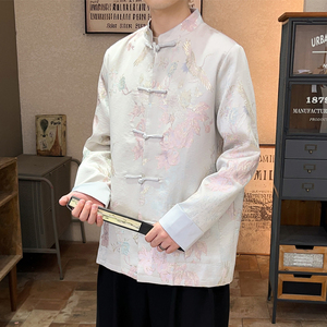 2025秋冬风男装唐装汉服中式夹克外套大码C229-Y1053-P120图片