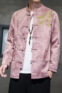 2024秋风男装鹿皮绒复古中式唐装汉服夹克外套C229/Y756/P105图片
