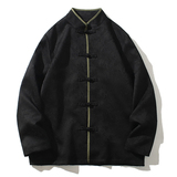 2025秋冬风男装唐装汉服提花夹克外套大码宽松C229-Y992-P100，男装衬衫，电商C229