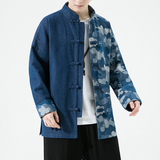 2023春夏新款风男装牛仔夹克外套唐装汉服大码C229/Y725/P90，男装夹克，电商C229