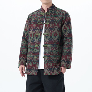 2025秋风男装毛呢中式复古唐装汉服夹克外套C229-Y1119-P125图片