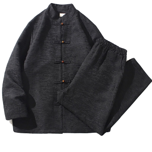 2024春夏风男装盘扣中式唐装汉服套装两件套C229-TZ358-P140图片