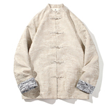 2024秋冬风男装唐装中式盘扣汉服夹克外套大码C229/Y751/P95，男装夹克，电商C229