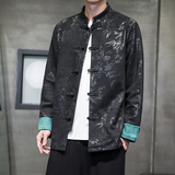 2024春夏风男装印花提花中式唐装汉服夹克外套C229/Y757/P105，男装夹克，电商C229