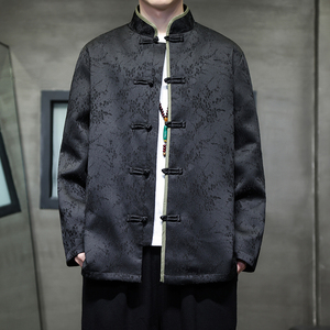 2025秋冬风男装中式复古唐装汉服夹克外套大码C229-Y992-P100图片